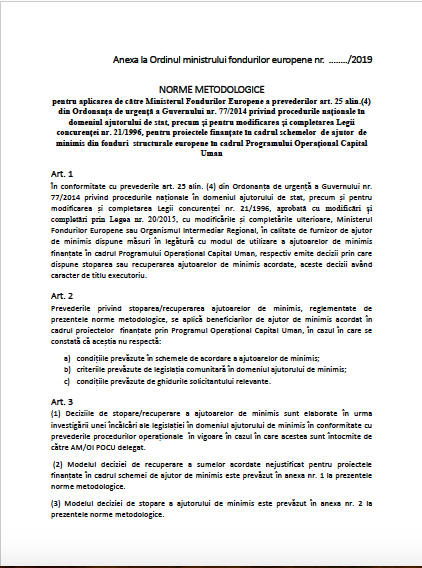 ACE Norme Metodologice